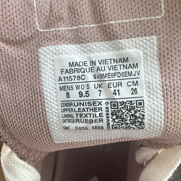 ⭐⭐Converse Run Star Hike Hi Platform Glitter Sz 8 Men's Shoes Suede Pink A11578C - Picture 9 of 9